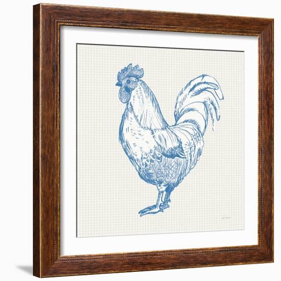 Cottage Rooster II-Sue Schlabach-Framed Art Print