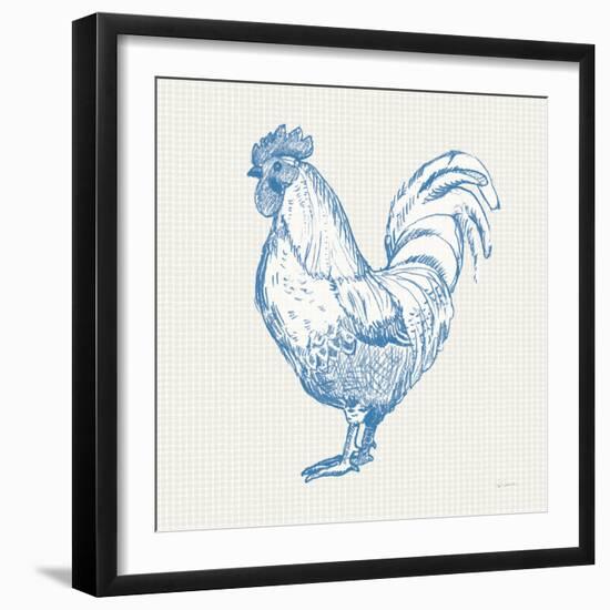 Cottage Rooster II-Sue Schlabach-Framed Art Print