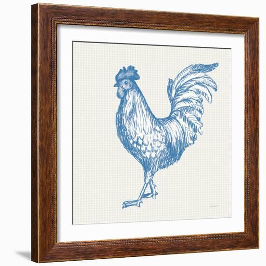 Cottage Rooster IV-Sue Schlabach-Framed Art Print