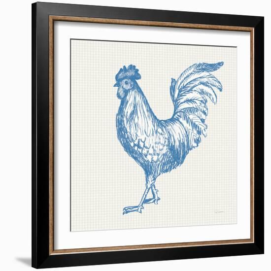 Cottage Rooster IV-Sue Schlabach-Framed Art Print