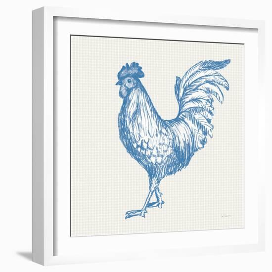 Cottage Rooster IV-Sue Schlabach-Framed Art Print