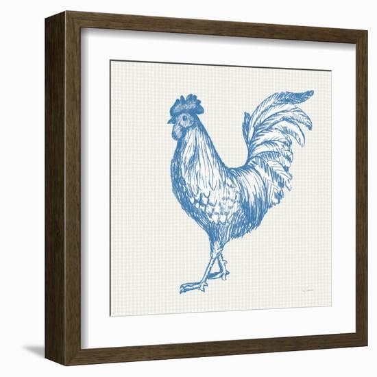 Cottage Rooster IV-Sue Schlabach-Framed Art Print