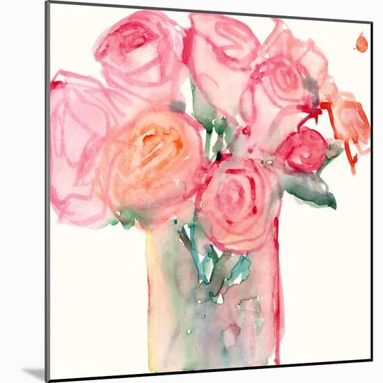 Cottage Roses II-Samuel Dixon-Mounted Art Print