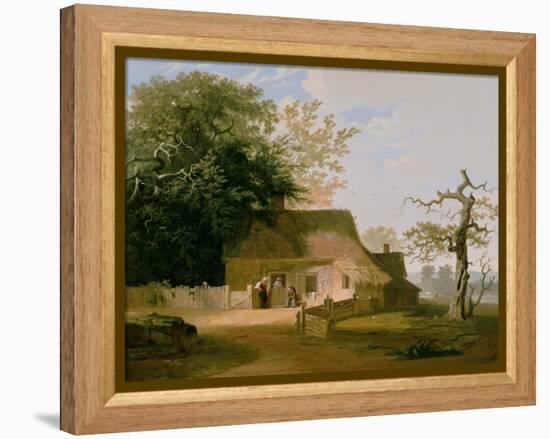 Cottage Scenery, 1845-George Caleb Bingham-Framed Premier Image Canvas