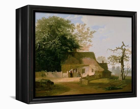 Cottage Scenery, 1845-George Caleb Bingham-Framed Premier Image Canvas