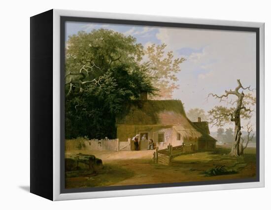 Cottage Scenery, 1845-George Caleb Bingham-Framed Premier Image Canvas