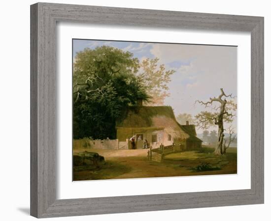 Cottage Scenery, 1845-George Caleb Bingham-Framed Giclee Print