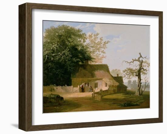 Cottage Scenery, 1845-George Caleb Bingham-Framed Giclee Print
