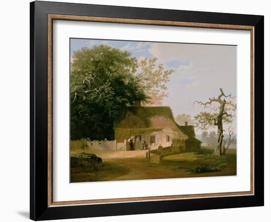 Cottage Scenery, 1845-George Caleb Bingham-Framed Giclee Print