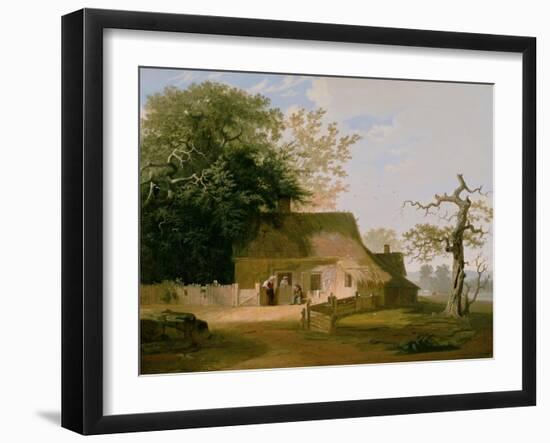 Cottage Scenery, 1845-George Caleb Bingham-Framed Giclee Print