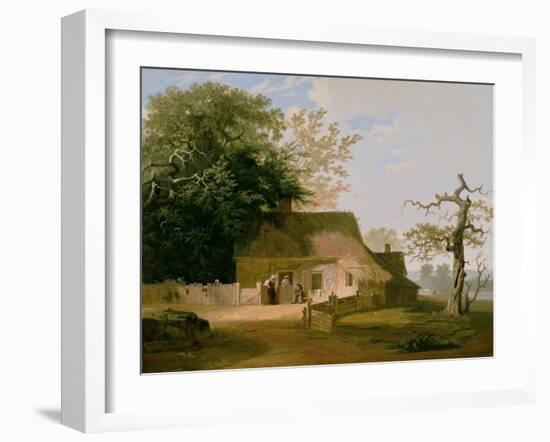 Cottage Scenery, 1845-George Caleb Bingham-Framed Giclee Print