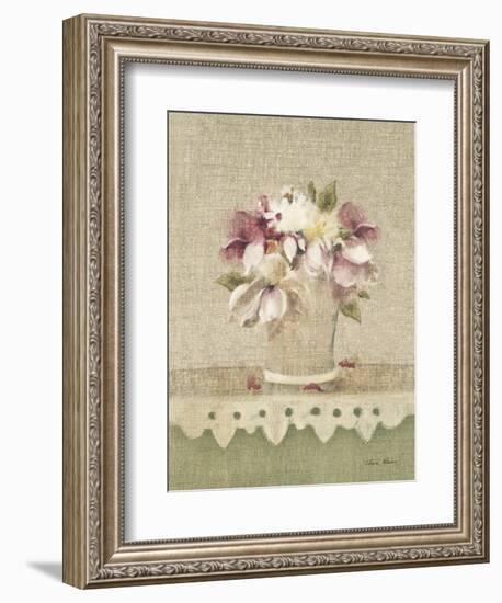 Cottage Shelf Bouquet I-Cheri Blum-Framed Art Print