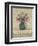 Cottage Shelf Bouquet IV-Cheri Blum-Framed Art Print