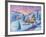 Cottage under the Snowcabin Winter-ZPR Int’L-Framed Giclee Print