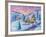 Cottage under the Snowcabin Winter-ZPR Int’L-Framed Giclee Print