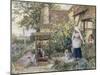 Cottage Well-Myles Birket Foster-Mounted Giclee Print