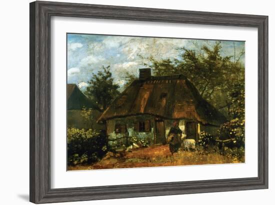 Cottage-Vincent van Gogh-Framed Art Print