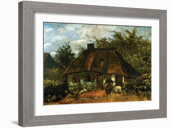Cottage-Vincent van Gogh-Framed Art Print