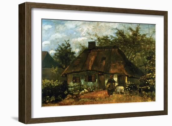 Cottage-Vincent van Gogh-Framed Art Print