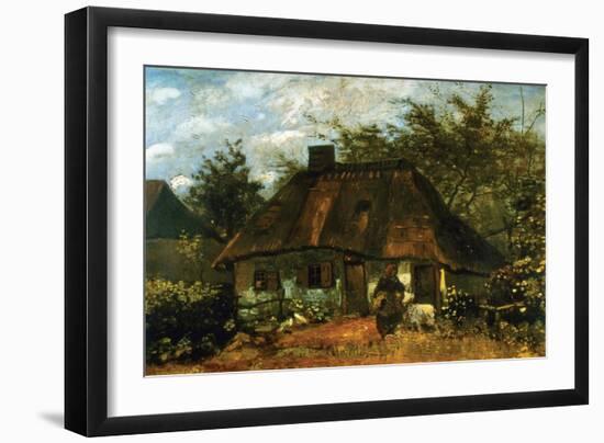 Cottage-Vincent van Gogh-Framed Art Print