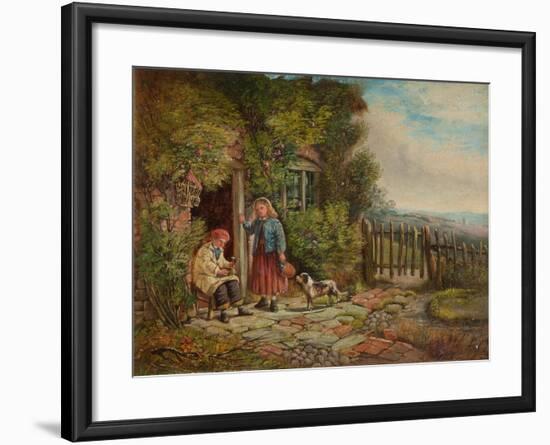 Cottagers-John H. Dell-Framed Giclee Print