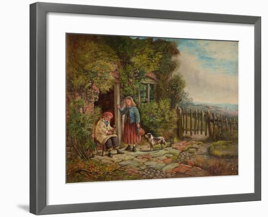 Cottagers-John H. Dell-Framed Giclee Print