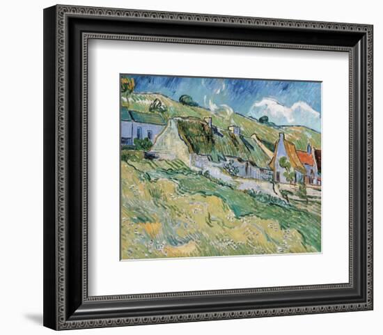 Cottages, 1890-Vincent van Gogh-Framed Art Print