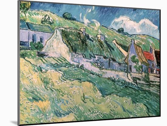 Cottages at Auvers-Sur-Oise, c.1890-Vincent van Gogh-Mounted Giclee Print