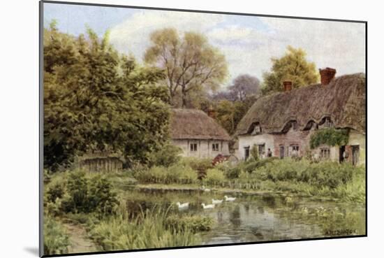 Cottages at Lake, Near Salisbury, Wilts-Alfred Robert Quinton-Mounted Giclee Print