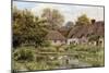 Cottages at Lake, Near Salisbury, Wilts-Alfred Robert Quinton-Mounted Giclee Print