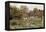 Cottages at Lake, Near Salisbury, Wilts-Alfred Robert Quinton-Framed Premier Image Canvas