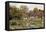 Cottages at Lake, Near Salisbury, Wilts-Alfred Robert Quinton-Framed Premier Image Canvas