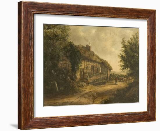 Cottages at Petersfield Hampshire, 1839-William Kidd-Framed Giclee Print