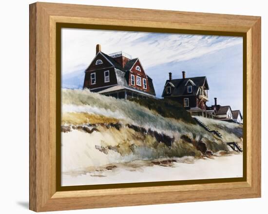 Cottages at Wellfleet-Edward Hopper-Framed Premier Image Canvas