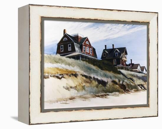 Cottages at Wellfleet-Edward Hopper-Framed Premier Image Canvas