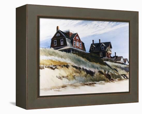 Cottages at Wellfleet-Edward Hopper-Framed Premier Image Canvas