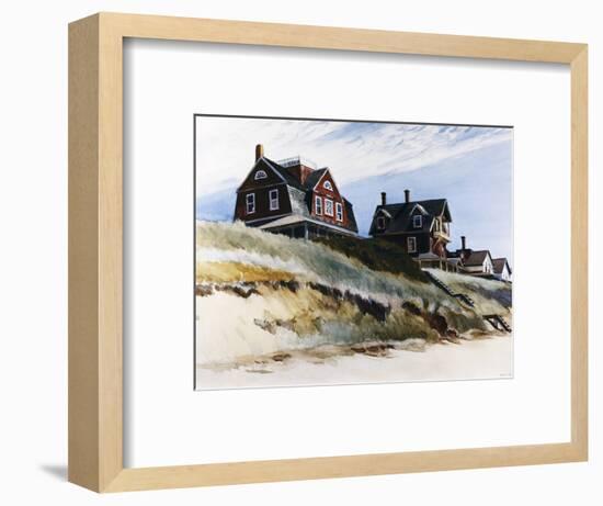 Cottages at Wellfleet-Edward Hopper-Framed Premium Giclee Print