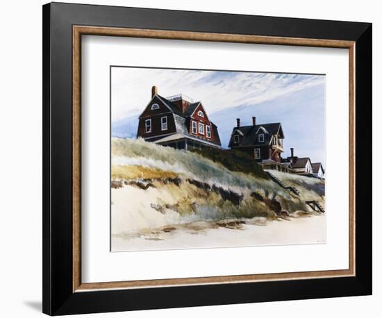 Cottages at Wellfleet-Edward Hopper-Framed Premium Giclee Print