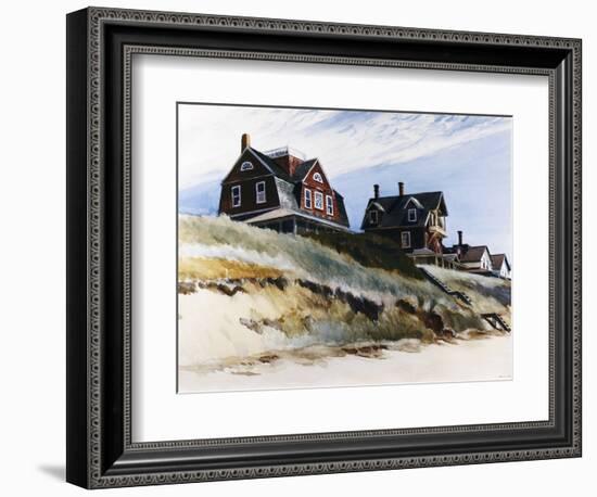 Cottages at Wellfleet-Edward Hopper-Framed Premium Giclee Print