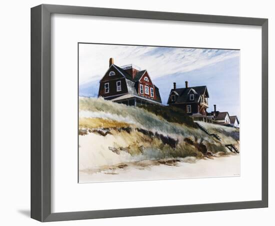 Cottages at Wellfleet-Edward Hopper-Framed Giclee Print