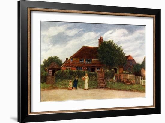 Cottages' by Kate Greenaway-Kate Greenaway-Framed Giclee Print