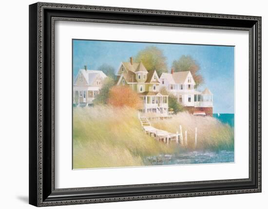 Cottages by the Sea-Albert Swayhoover-Framed Giclee Print