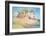 Cottages by the Sea-Albert Swayhoover-Framed Giclee Print