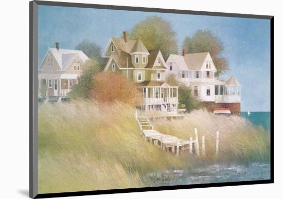 Cottages by the Sea-Albert Swayhoover-Mounted Art Print