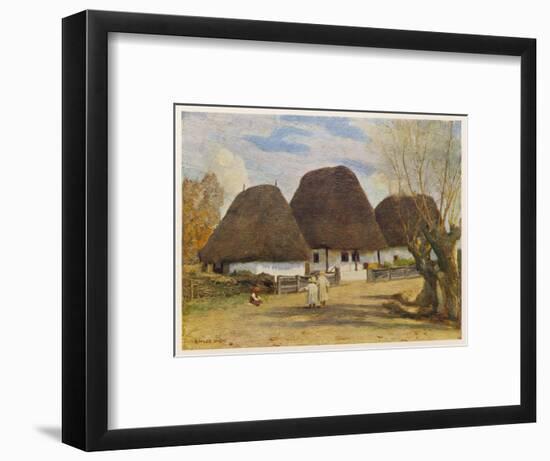 Cottages in Transylvania-null-Framed Photographic Print