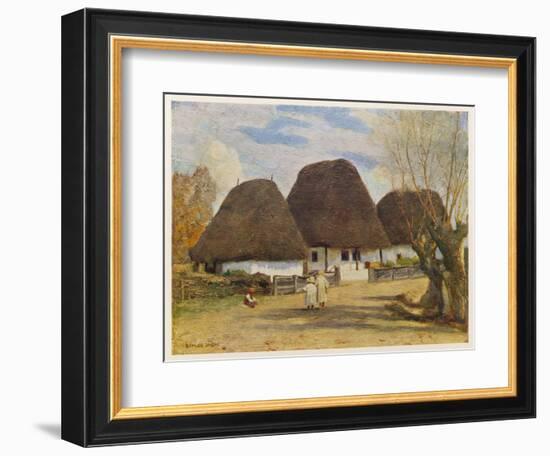 Cottages in Transylvania-null-Framed Photographic Print