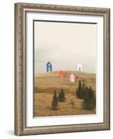 Cottages on Big Horn-Danielle Kroll-Framed Giclee Print