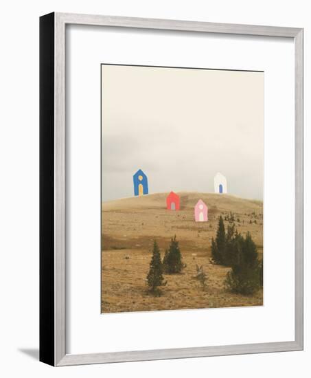 Cottages on Big Horn-Danielle Kroll-Framed Giclee Print