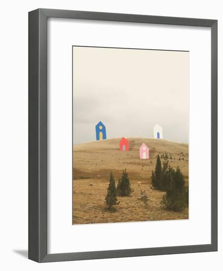 Cottages on Big Horn-Danielle Kroll-Framed Giclee Print