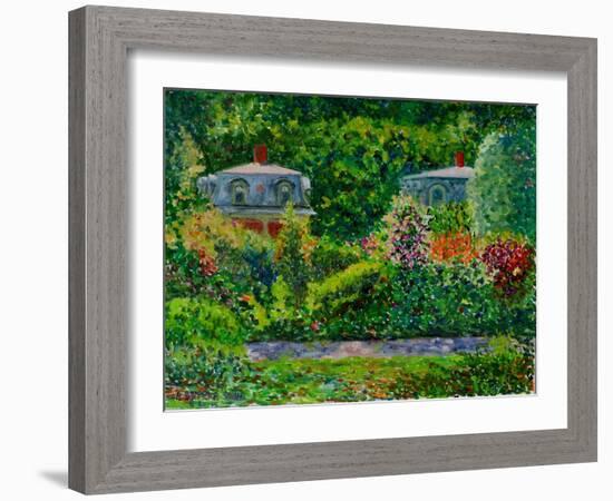 Cottages, Snug Harbor, 2015-Anthony Butera-Framed Giclee Print